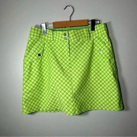 Nike golf plaid skirt 10 - Picture 2 of 6